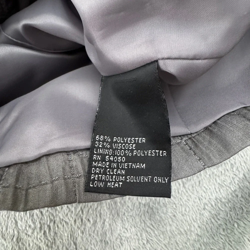 Kasper‎ NWT Women's Light Weight Dress Jacket Size PL Grey Full Zip